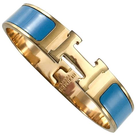 hermes blue bracelet